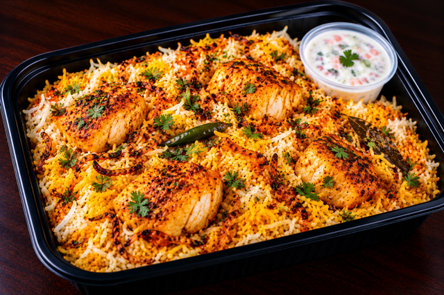 Fish Biryani.