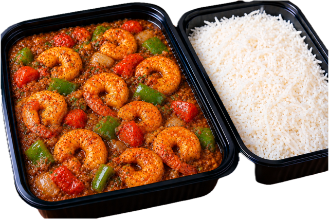Shrimp Bhuna.