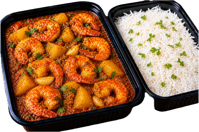 Shrimp Vindaloo.