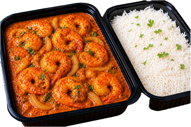 Shrimp Tikka Masala.