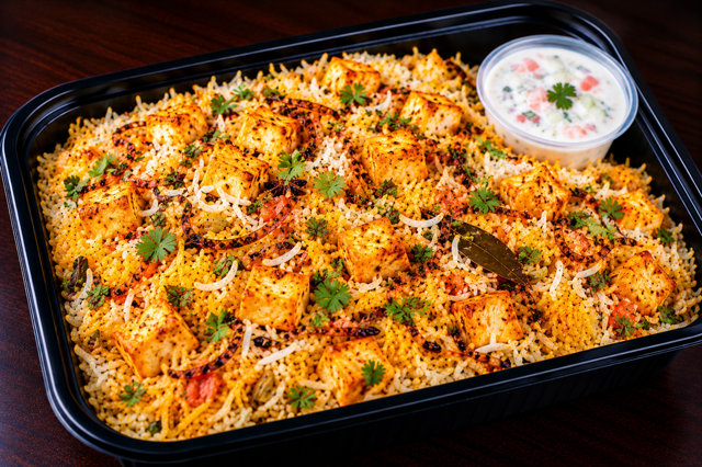 Paneer Biryani.