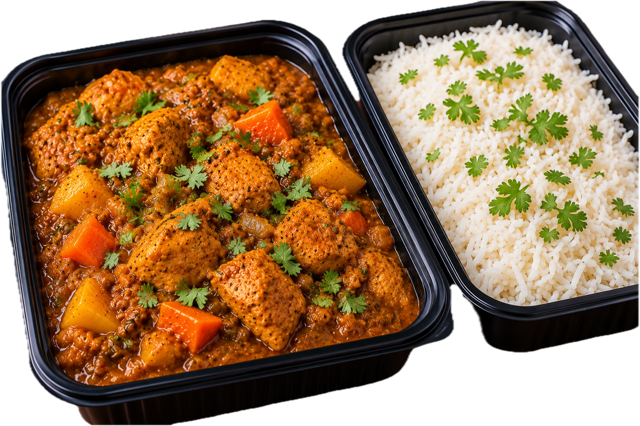 Chicken Dansak.