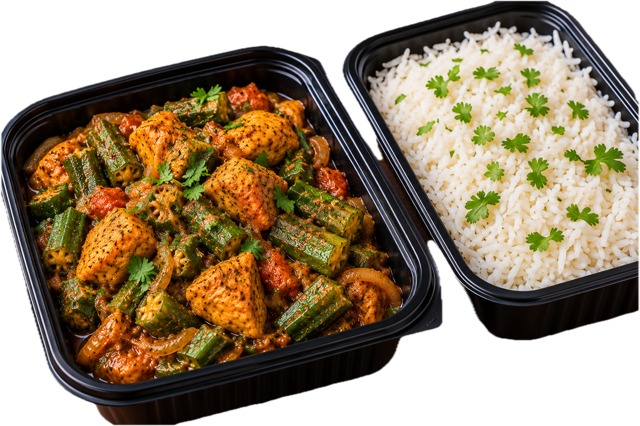 Chicken Bhindi.